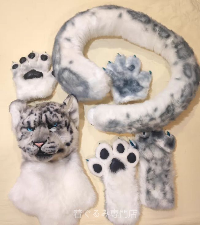 犬　猫　着ぐるみ ヘッド全頭　ヘッド ケモノ ファースーツ ぬいぐるみ コスプレ コスチューム Kurumi 一点物 C609