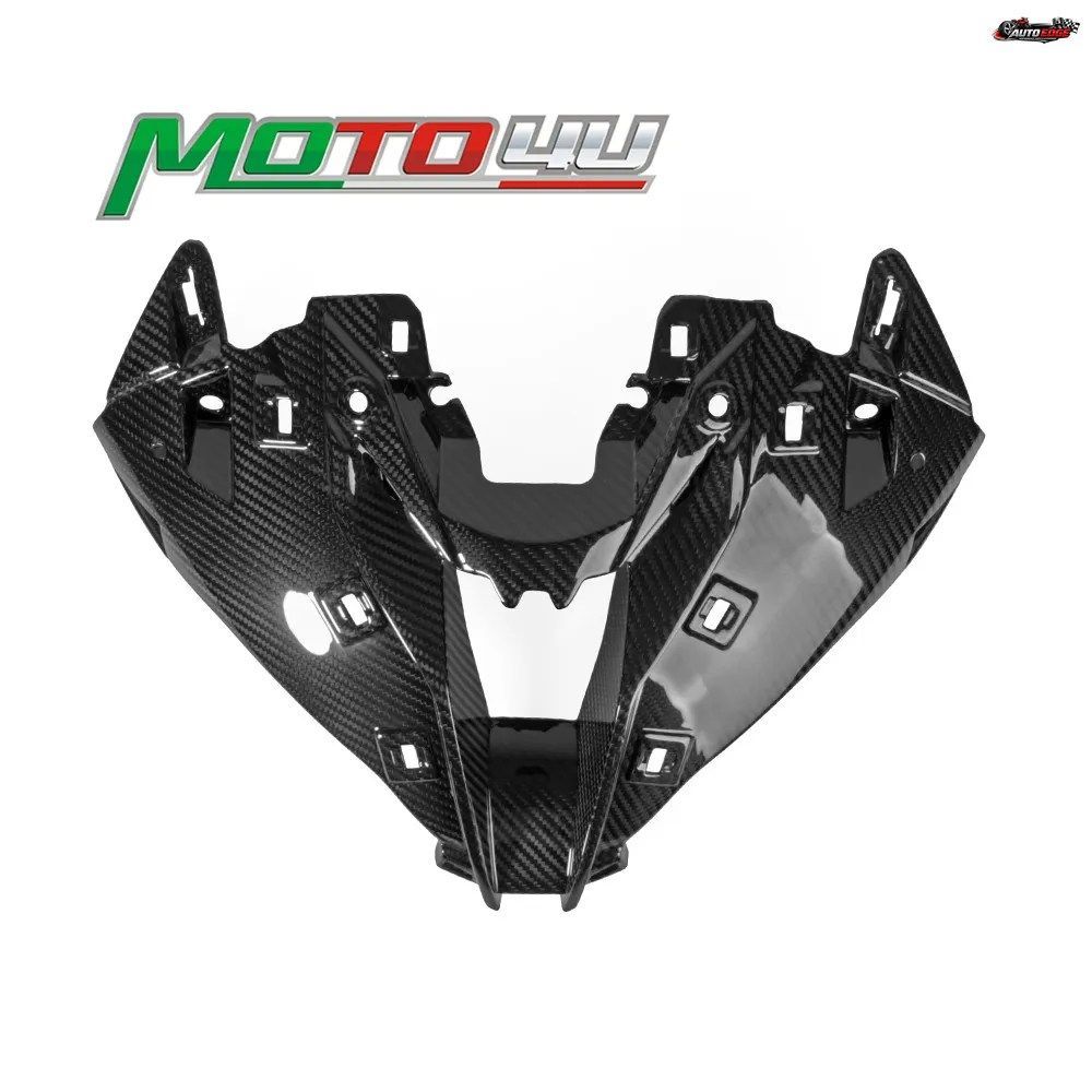 BMW S1000RR S 1000RR R 2019 2020 2020+ 用 100% カーボンファイバー ヘッドノーズカウル モーターサイクルフェアリング ツイル織り グロ