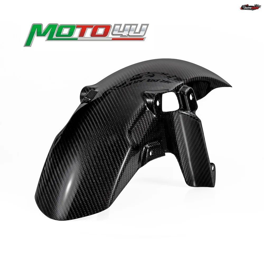 100%カーボンファイバー製オートバイ用フロントフェンダーマッドガードタイヤハガーフェンダーグロスツイル織りヤマハXSR900 XSR 900 2017