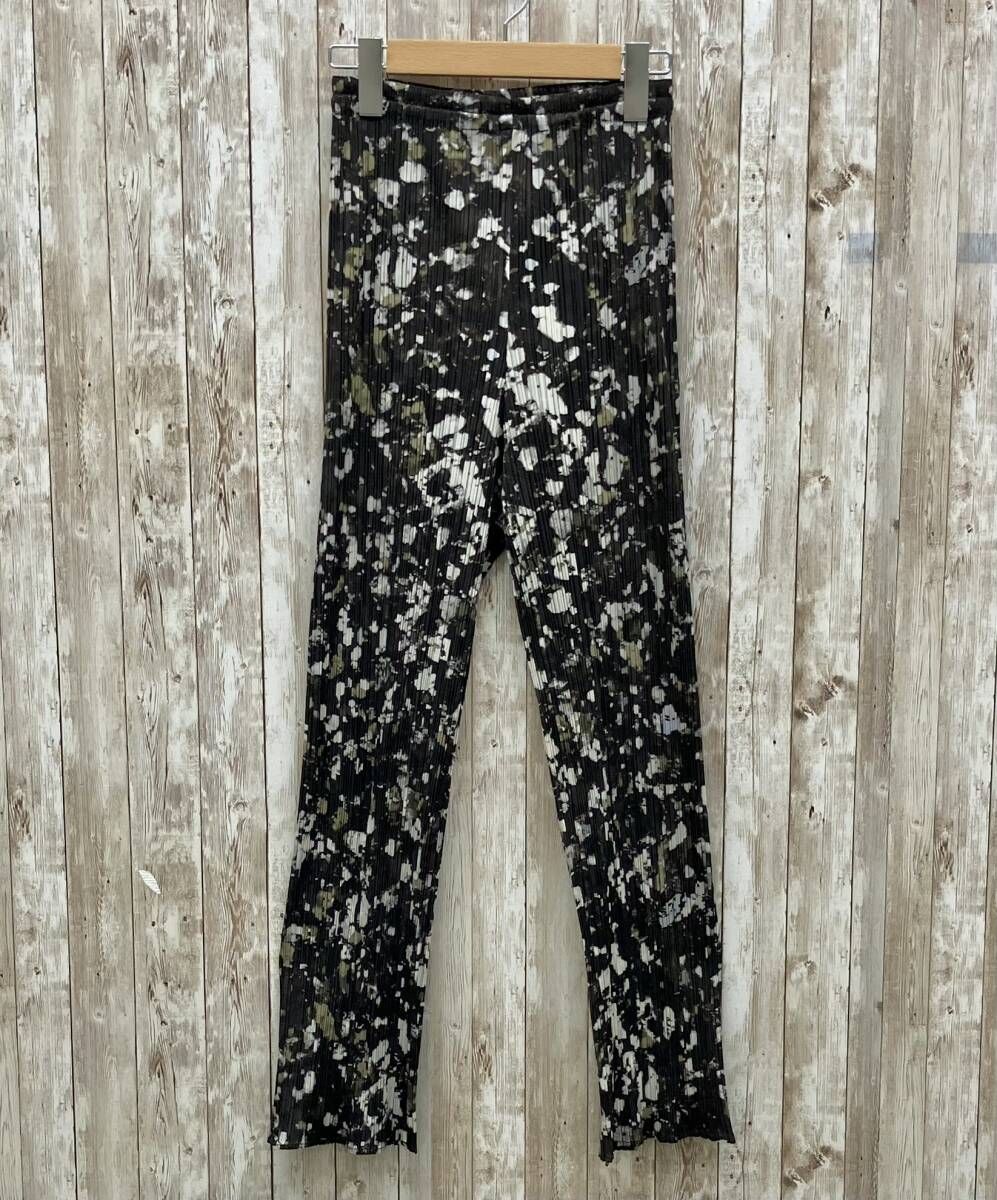 PLEATS PLEASE ISSEY MIYAKE イッセイミヤケ PP96-JF021 レディース パンツ スラックス size3 マルチカラー