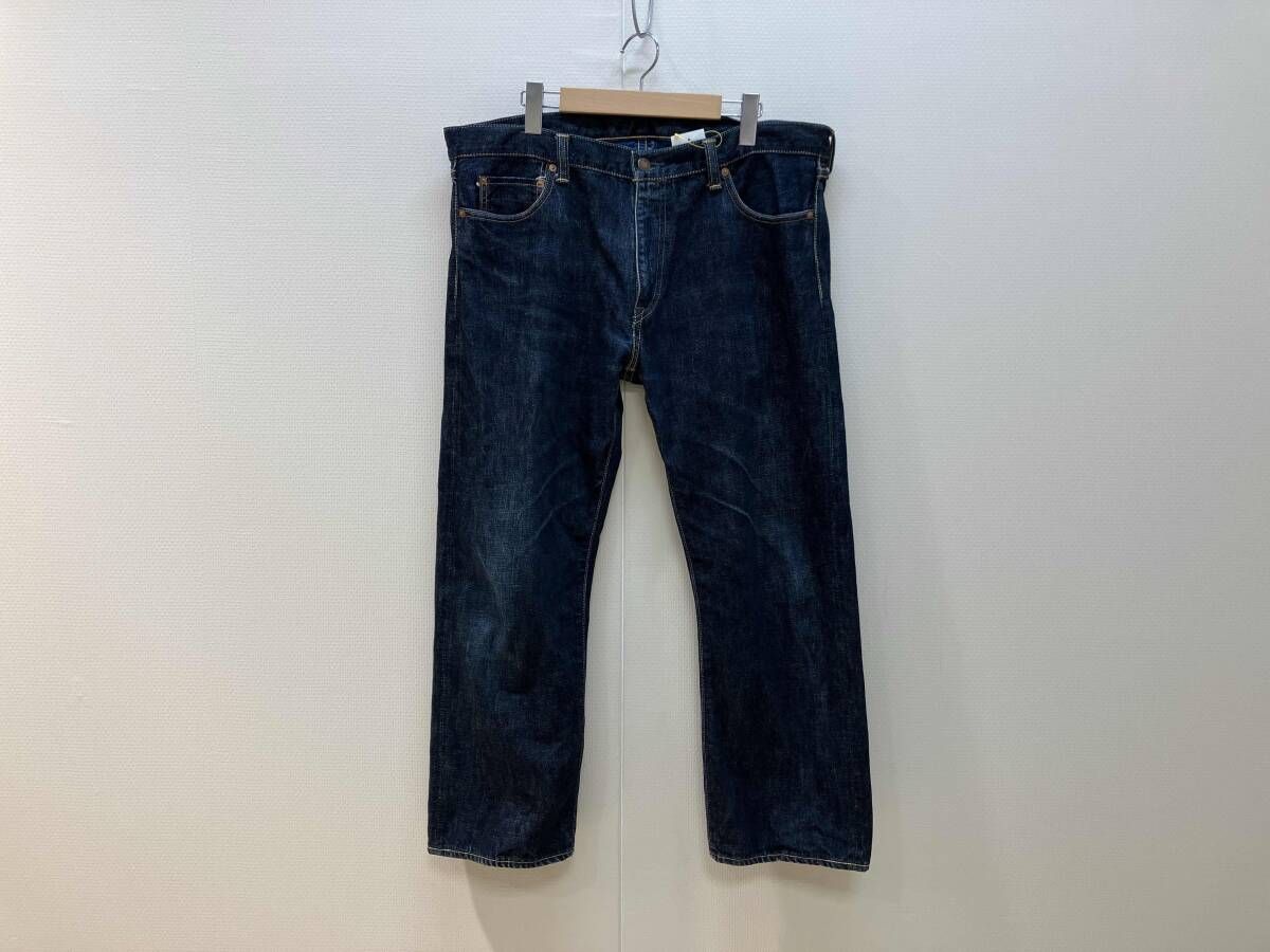 MOMOTARO JEANS 桃太郎ジーンズ デニムパンツ サイズW38 インディゴブルー タイトストレート ジッパーフライ G017-MZK メンズ