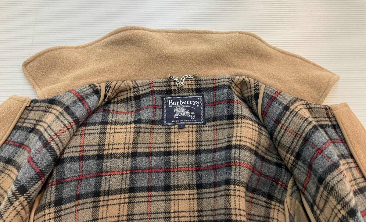 ☆ Burberrys バーバリー ダッフルコート 内側チェック柄 L ベージュ
