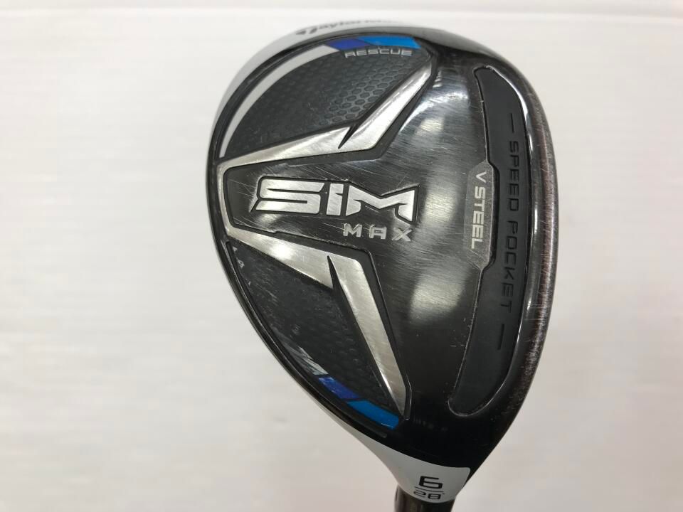 テーラーメイド　SIM MAX　28度　TENSEI BLUE TM60　Sフレックス　ユーティリティ　中古【最短即日発送】 15,450円