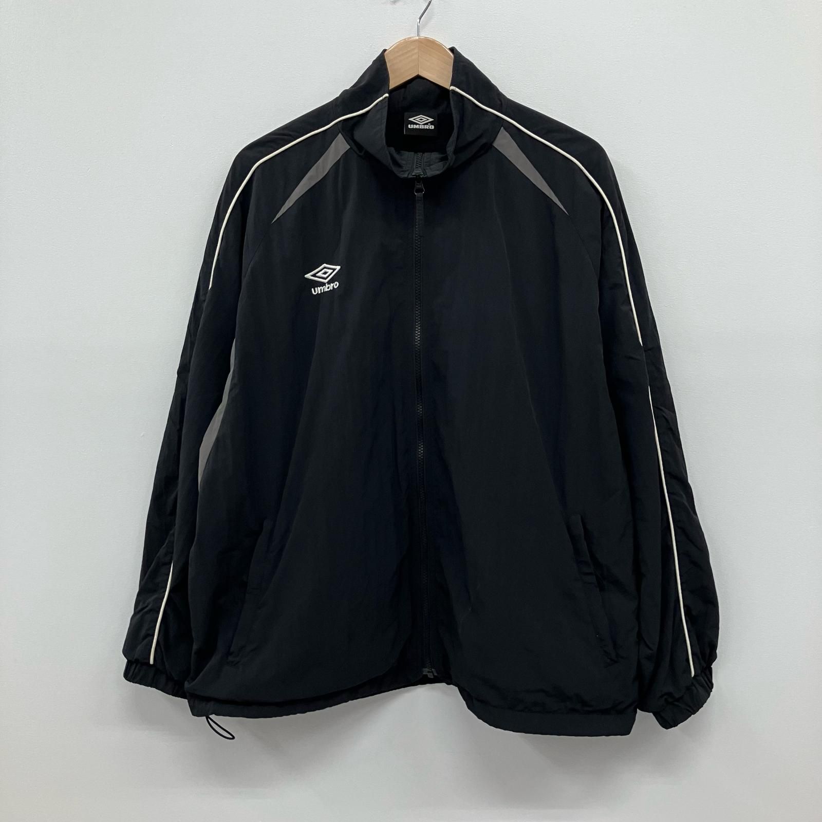 【イオン広店】 中古 UMBRO | アンブロ ナイロンジャケット um-pl24ss-bz01 3151394400001 ブラック サイズ:L 【92】