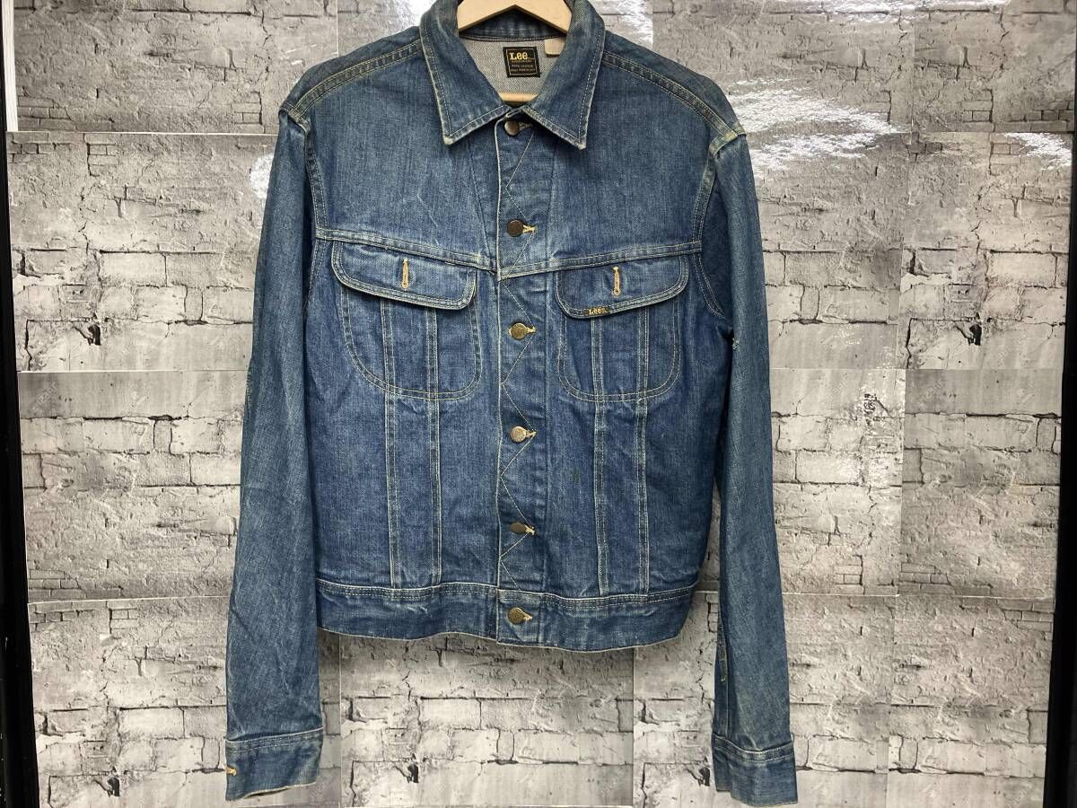 Lee 80s 153438 黒金タグ MR USA製 デニムジャケット リー アメカジ