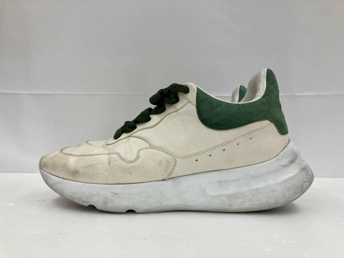 Alexandre McQueen アレキサンダー マックイーン Oversized Runner オーバーサイズランナー 505033 スニーカー サイズ43 ホワイト 通年