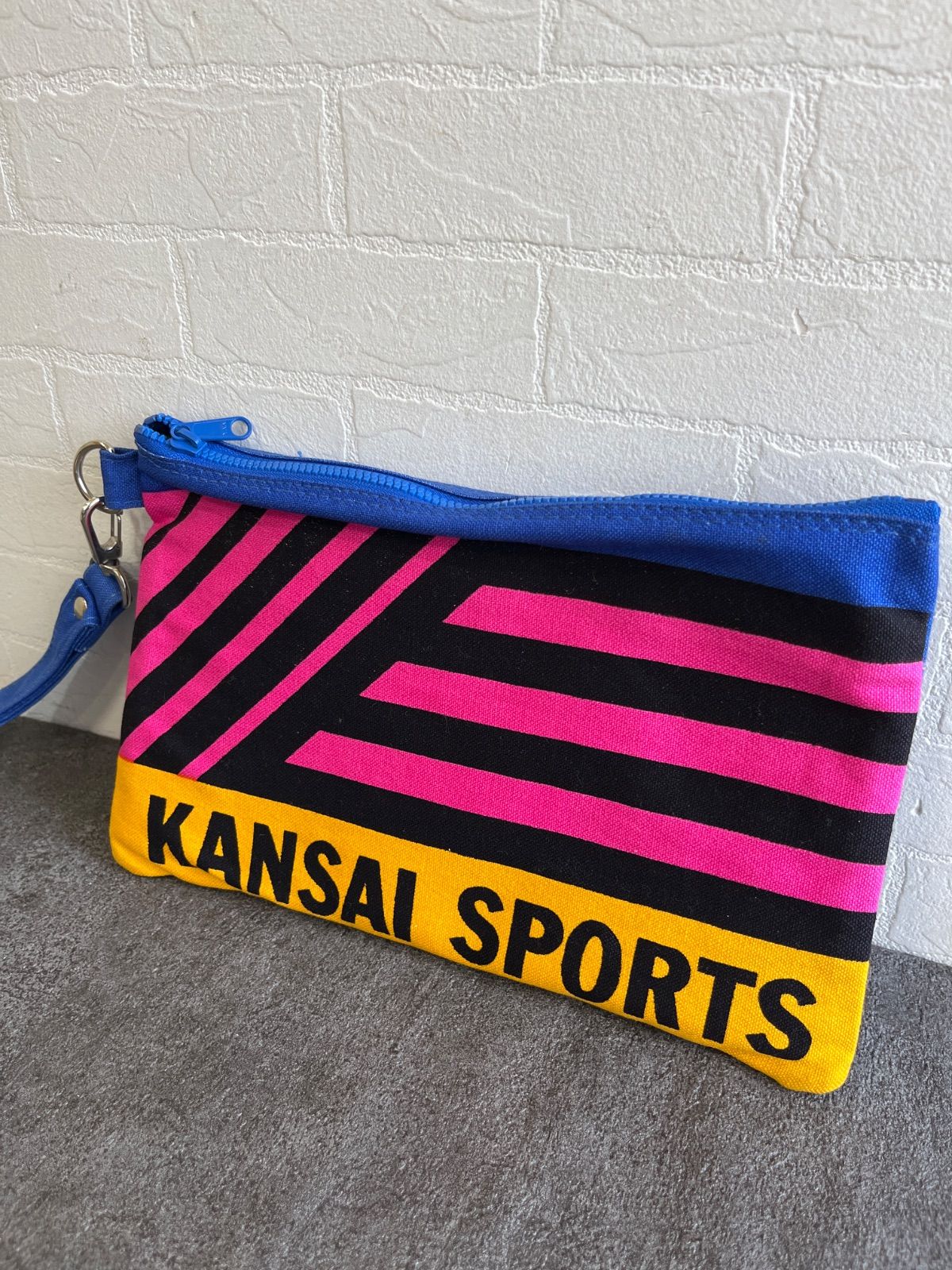 K126 レア！未使用品 ビンテージ kansai グラフィックポーチ 山本寛斎