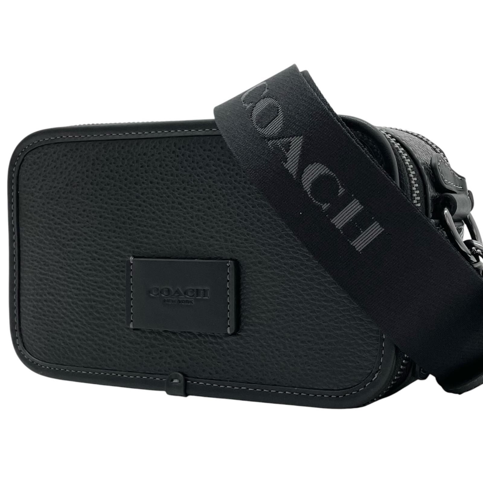 【中古】COACH | コーチ ワイアット クロスボディ　ショルダーバッグ　CM113 ブラック【尾張小牧店】