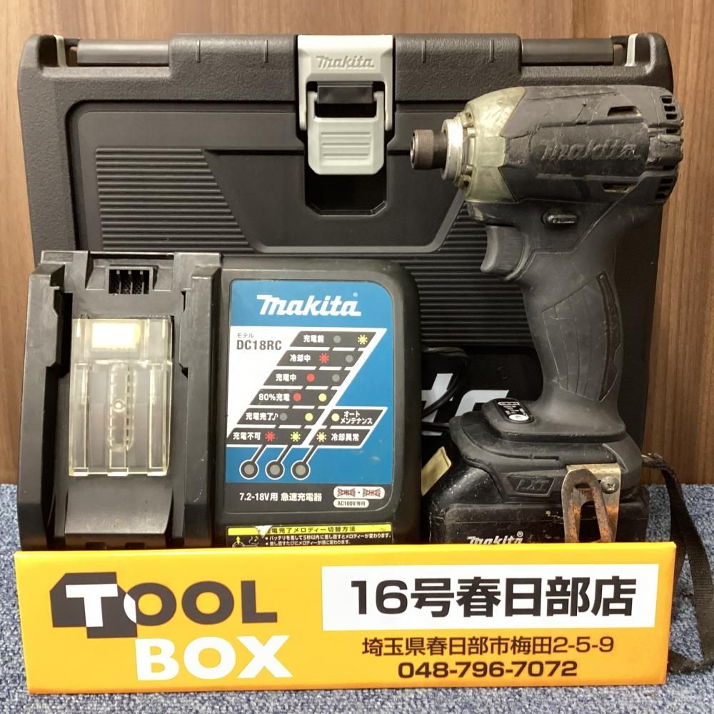 【ジャンク品】makita/マキタ TD148DZ インパクトドライバ(バッテリ+充電器+ケース)※要商品説明確認【201】