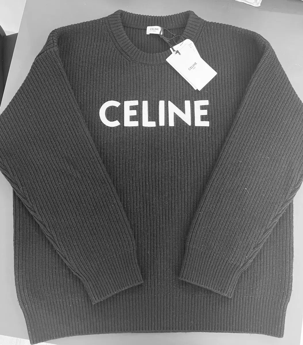 Celine セリーヌ ビックロゴ オーバーサイズ ニット (xs)