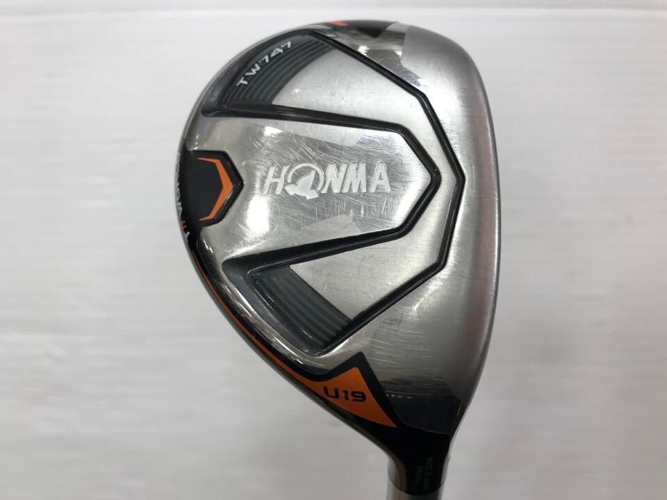 ホンマゴルフ　TOUR WORLD TW747　19度　VIZARD UT-H 7　ユーティリティ　中古【最短即日発送】