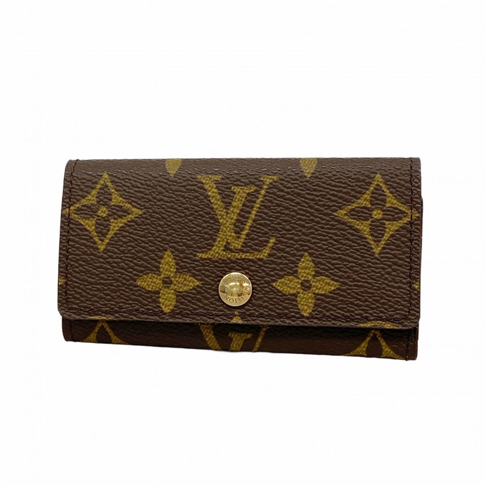 ルイ・ヴィトン(Louis Vuitton) ルイ・ヴィトン アクセサリー・キーケース モノグラム ミュルティクレ4 M69517 ブラウンメンズ レディース P3045372