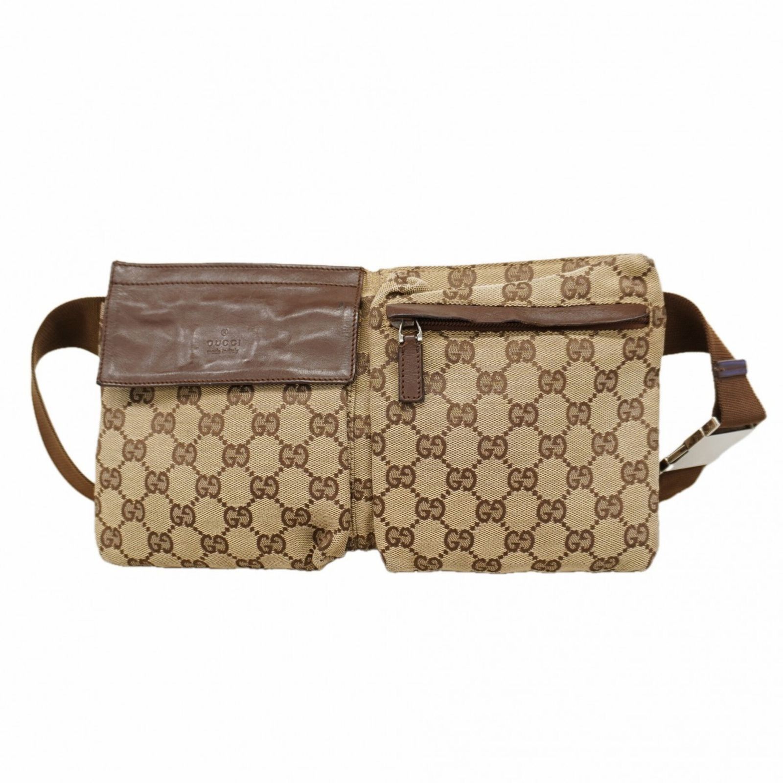 グッチ(Gucci) グッチ バッグ・ウエストバッグ GGキャンバス 28566 キャンバス ブラウン メンズ レディース OP004849