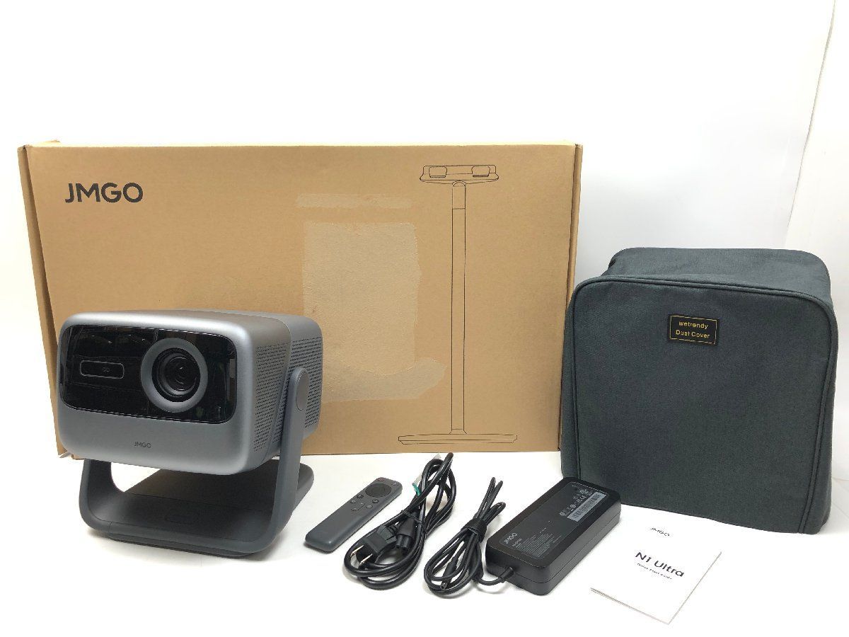 美品 JMGO ジェイエムゴー N1 Ultra ホームプロジェクター 1900ルーメン 4K Ultra HD スピーカー搭載 専用スタンド P092 Y05130N