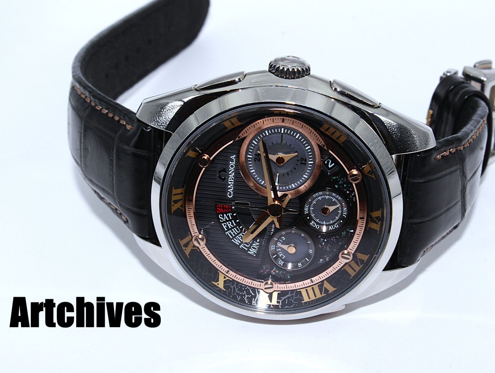 『VRW-1911』☆時計☆CITIZEN (シチズン)☆BZ0030-16F☆カンパノラ（魂耀）コンヨウ☆BK文字盤 メンズ ソーラー 稼働品☆