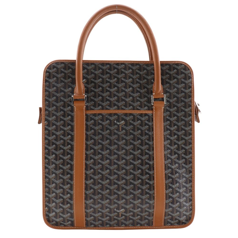 GOYARD】ゴヤール ブルゴーニュ トートバッグ PVC 黒 ユニセックス 