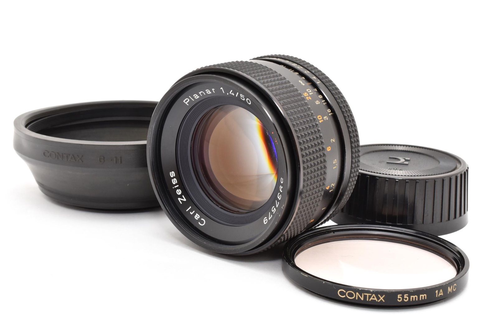 ◇◆ 極美品 コンタックス Contax Carl Zeiss プラナー Planar T* 50mm f/1.4 AEJ CY レンズ 動作確認済 4632 ◆◇