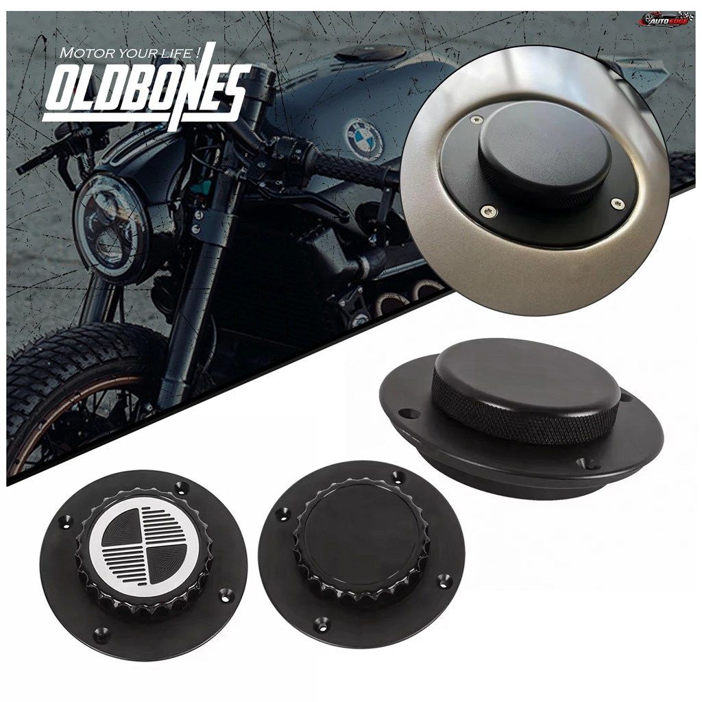BMW K100 K75 K100 K1100用カフェレーサーKシリーズバイク用ブラック燃料タンクキャップCNCオイルキャップ燃料ガソリンタンクカバー