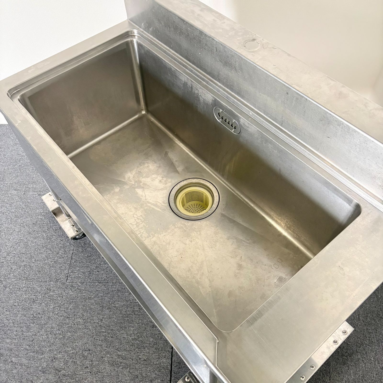 1槽ソイルドシンク/幅1215mm×奥行670mm×高さ800mm/業務用/厨房機器 
