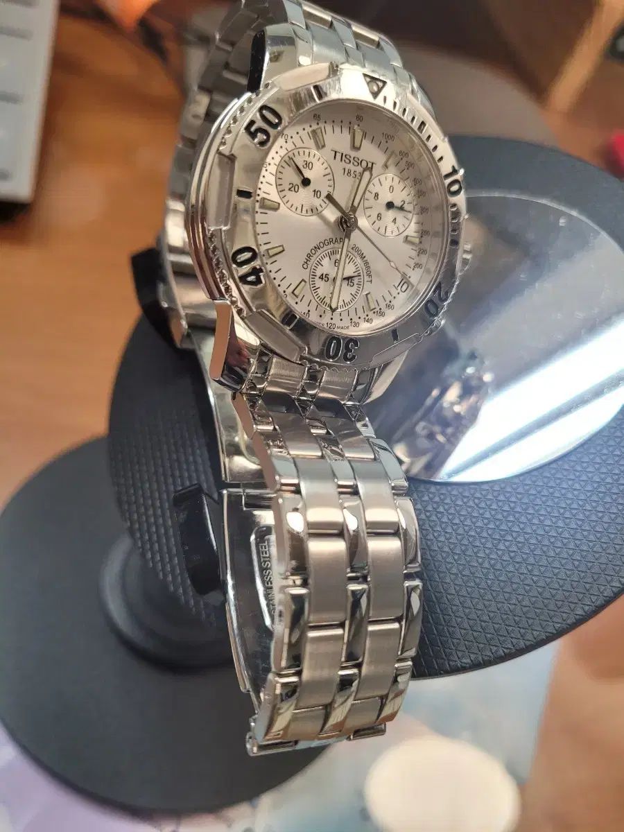 TISSOT ティソ クロノグラフ シルバー メンズ 腕時計