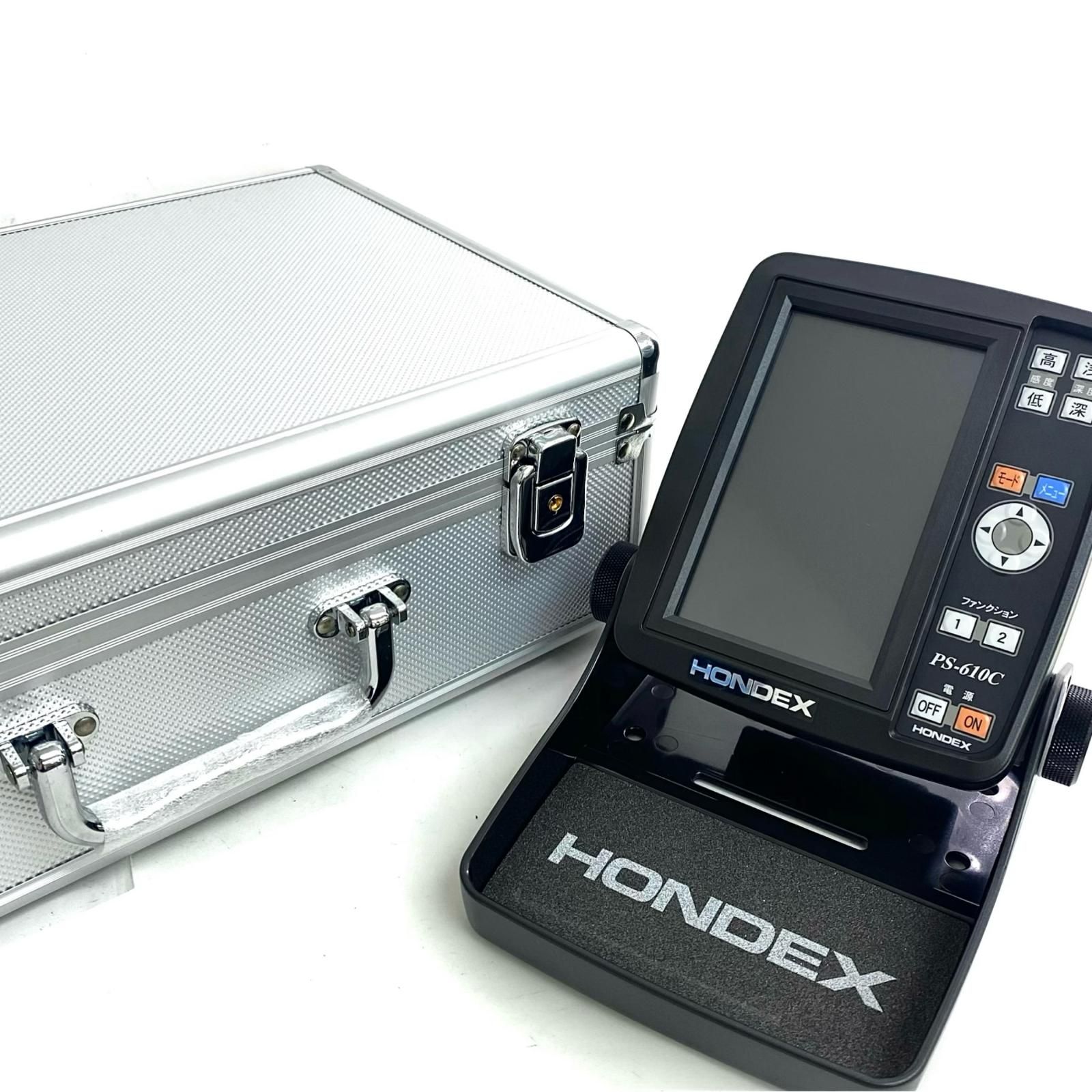 HONDEX ホンデックス 魚群探知機 振動子・ケース付き PS-610C