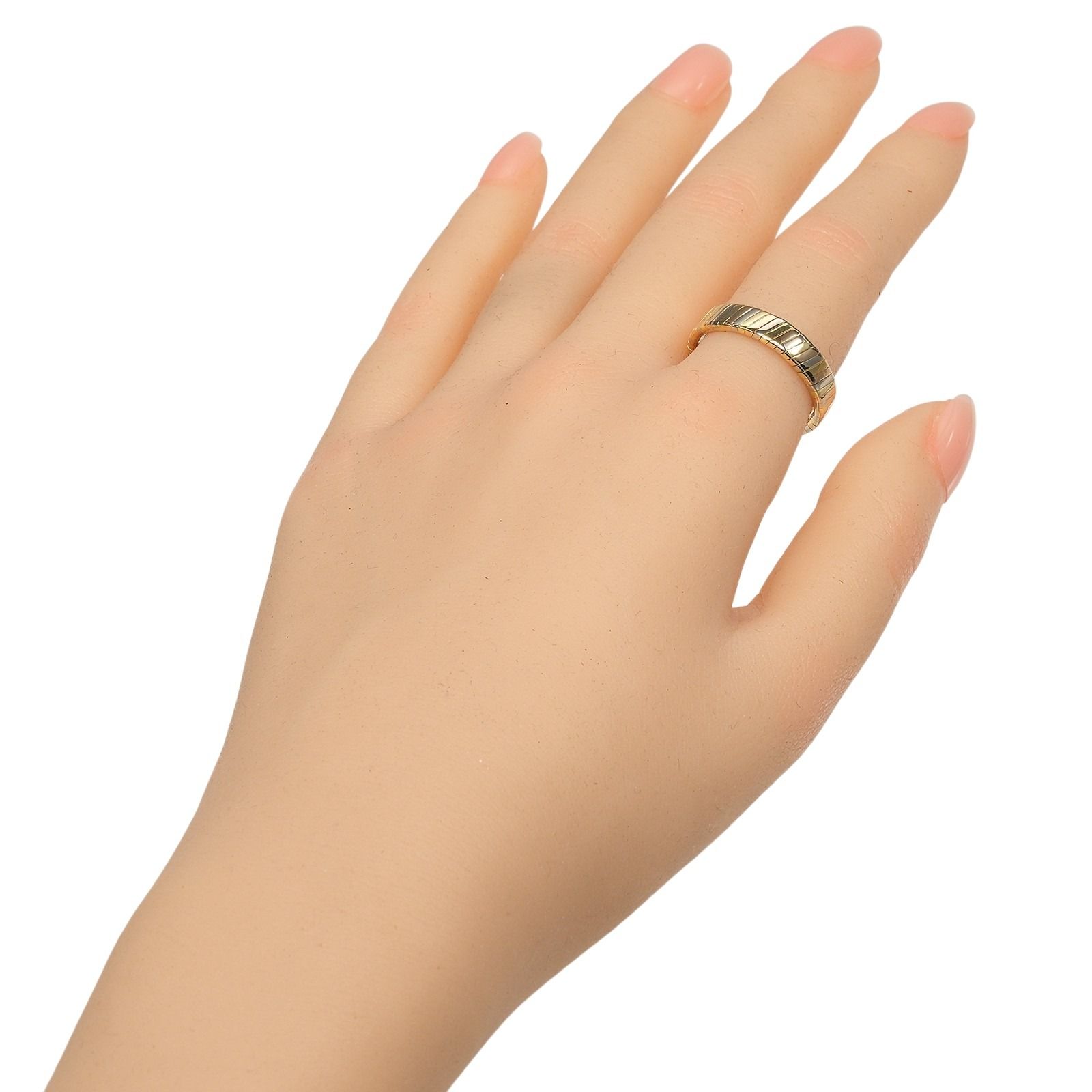 BVLGARI】ブルガリ トゥボガス K18ゴールド（YG×PG×WG） 17.5号 メンズ 