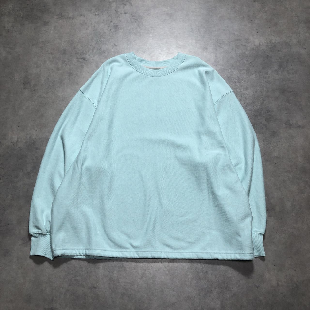 GQ5808◇CARORIE : HEAVY WEIGHT BIG SWEAT SHIRT2 CR2407T2◇L◇ミント カロリイ ヘビーウェイト ビッグ スウェット 定価¥33.000-