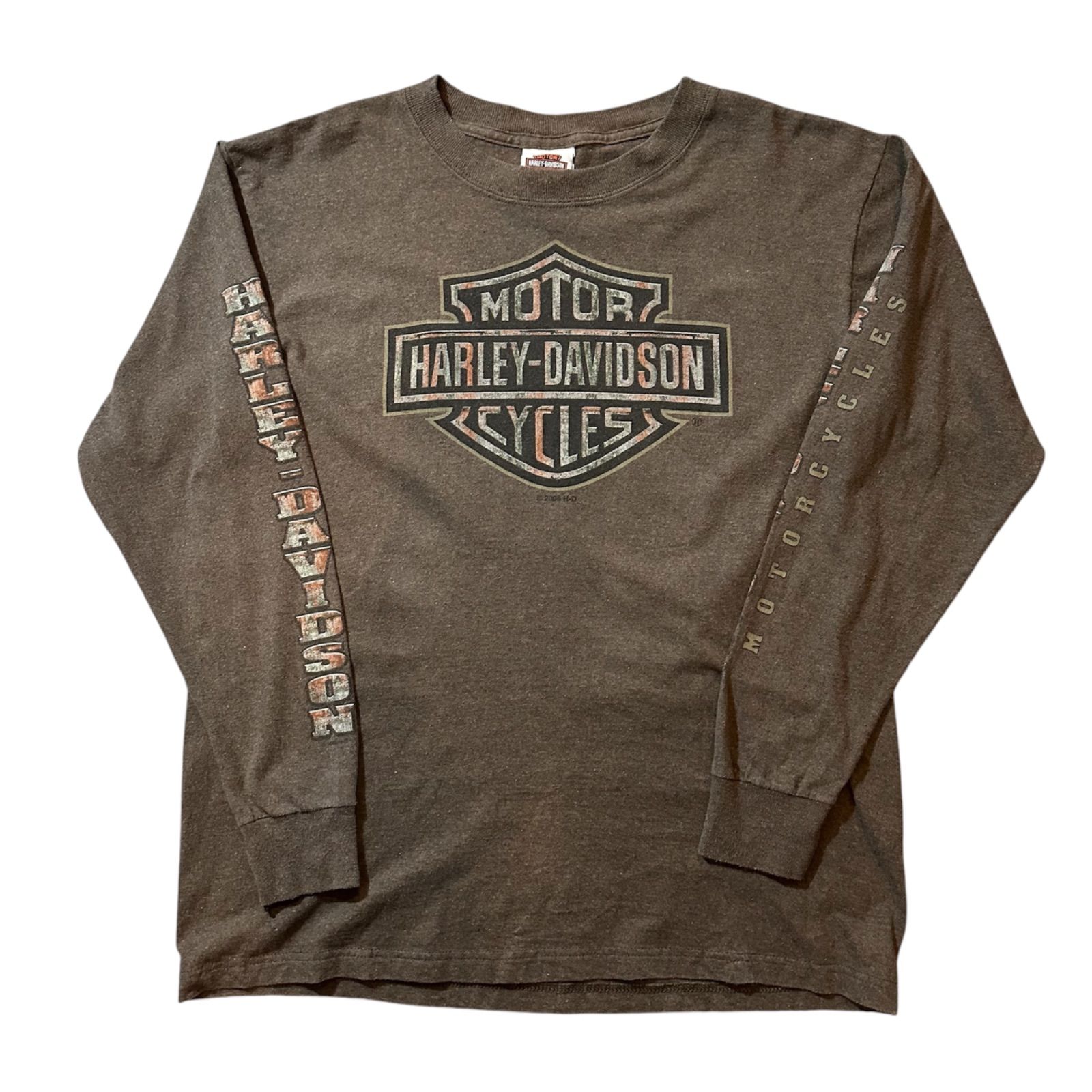 Harley-Davidson L/s T-shirt made in USA / ハーレーダビッドソン 長袖Tシャツ アメリカ製【F514】