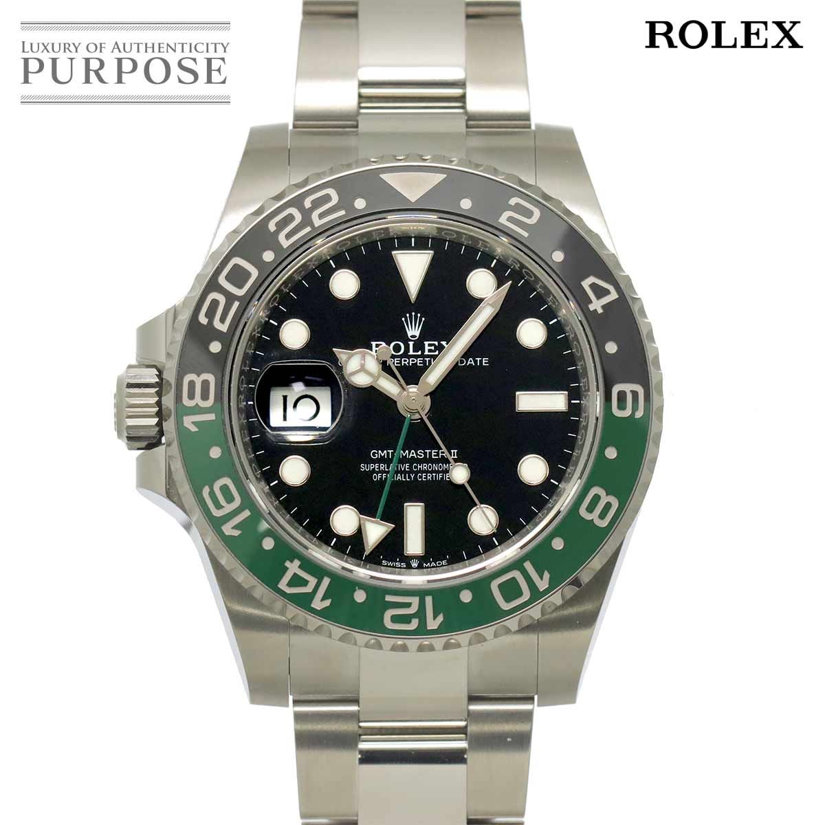 ロレックス ROLEX GMTマスターII 126720VTNR レフティー ランダム ルーレット 腕時計 デイト 自動巻き GMT Master II 90317175
