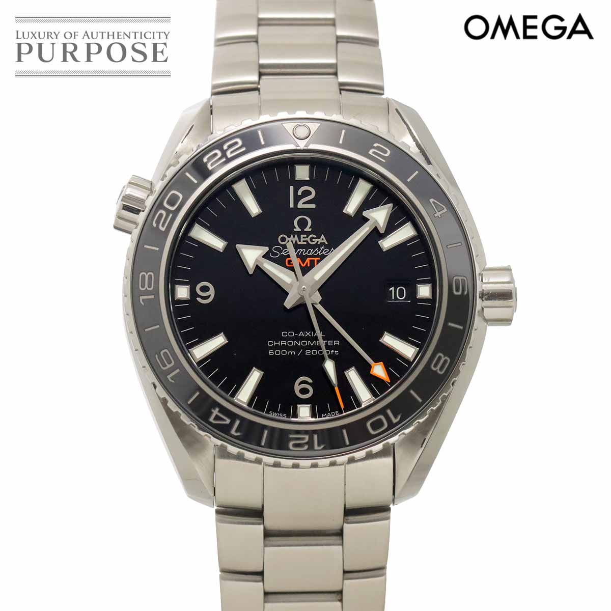 オメガ OMEGA シーマスター プラネットオーシャン 600M コーアクシャル GMT 232 30 44 22 01 001 腕時計 自動巻き Seamaster 90330545
