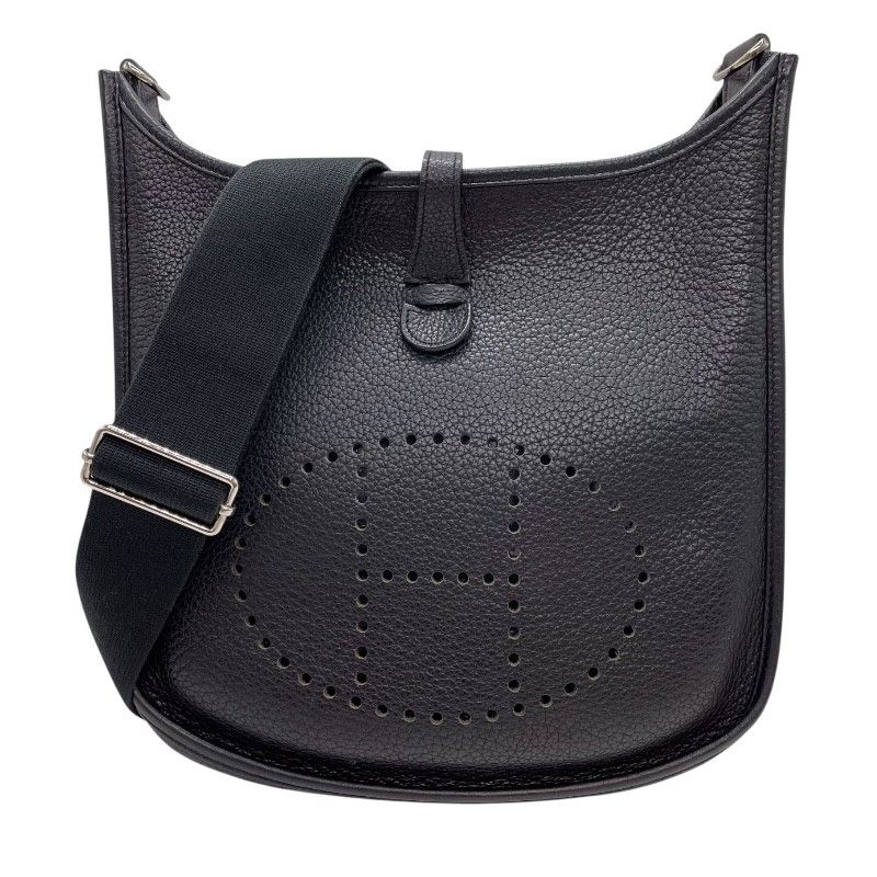 エルメス HERMES エヴリン3 PM □M刻 ブラック シルバー金具 トリヨンクレマンス レディース ショルダーバッグ