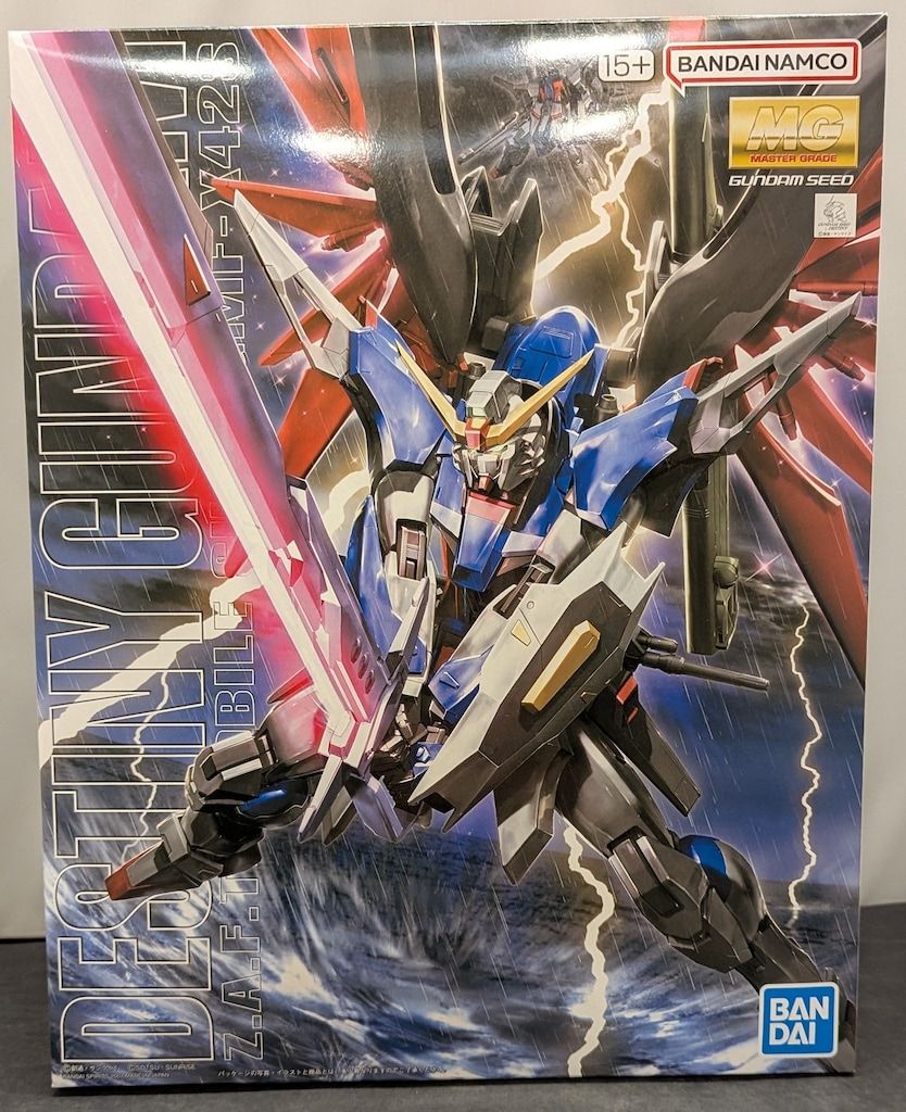 BANDAI SPIRITS MG 1/100 バンダイナムコ版 デスティニーガンダム 15+表記