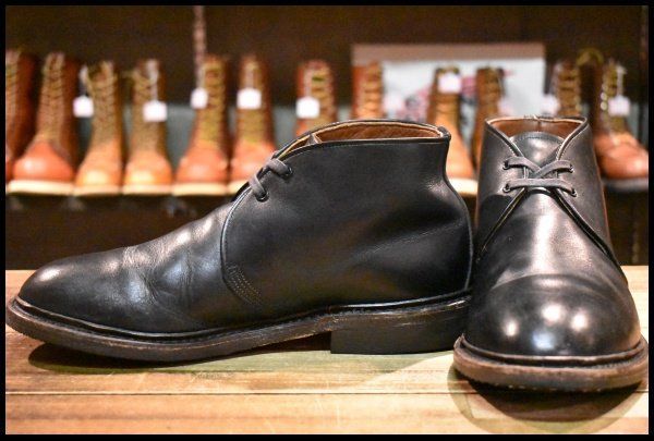 【9D 良品 16年】レッドウィング 9097 キャバリー チャッカ 黒 ブラック フェザーストーン 編み上げ ブーツ redwing HOPESMORE【GF020】