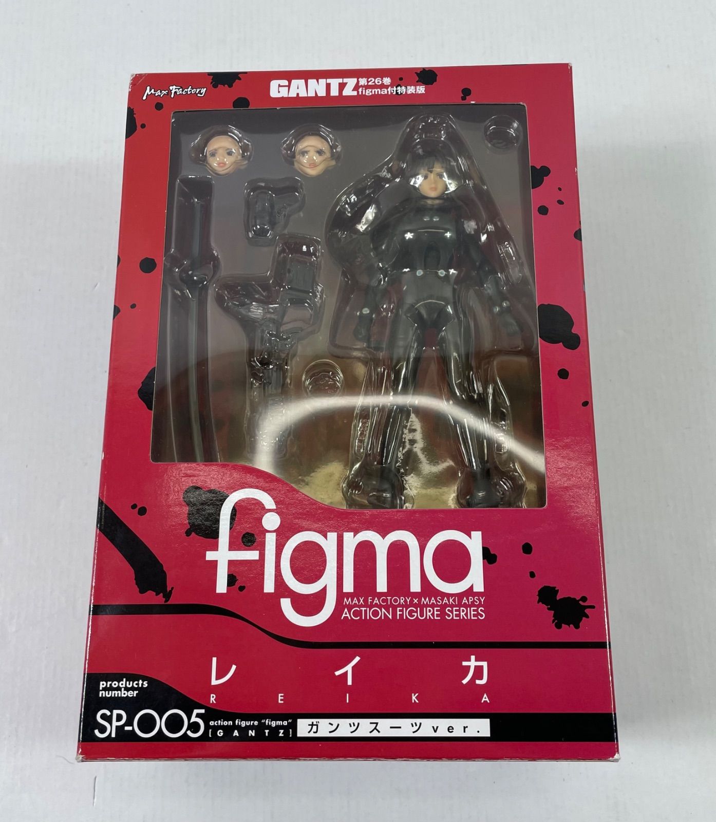 GANTZ 第26巻 figma付特装版レイカ　ガンツスーツVer　未開封 A3390・YJC特装版 GANTZ ガンツ 第26巻 初回限定版 figma SP-005