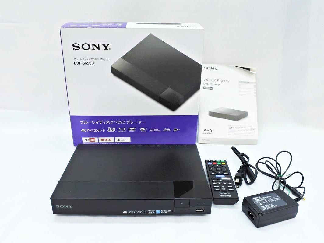 SONY ソニー ブルーレイディスク DVDプレーヤー BDP-S6500 RMT-VB101J