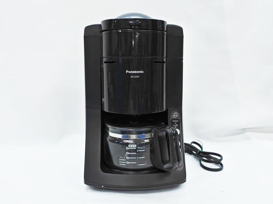 Panasonic パナソニック 2013年製 沸騰浄水 コーヒーメーカー NC-A55P
