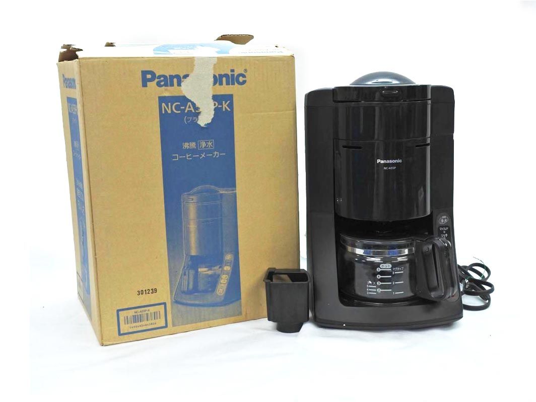 Panasonic パナソニック 2013年製 沸騰浄水 コーヒーメーカー NC-A55P