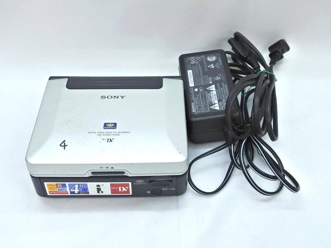 SONY ソニー mini DV ビデオデッキ ポータブルビデオレコーダー GV-D1000