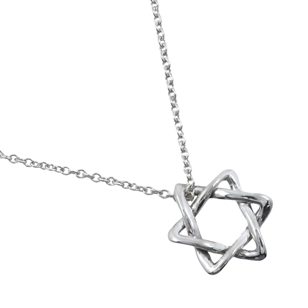 【TIFFANY&Co.】ティファニー スターオブダビデ エルサ・ペレッティ シルバー925 レディース 1.7g ネックレス