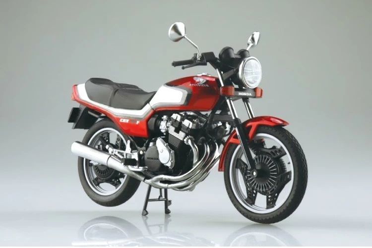 訳アリ アオシマ 1/12 ホンダ CBX400F キャンディアラモアナレッド パールシェルホワイト AOSHIMA Honda 4905083112007 外箱破れあり
