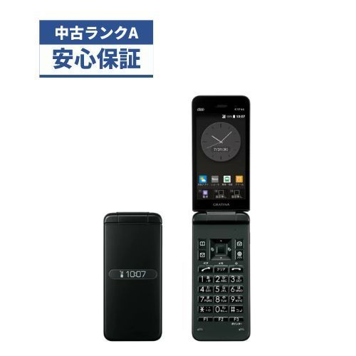 ランクA】au GRATINA KYF44 ブラック 本体のみ - メルカリ