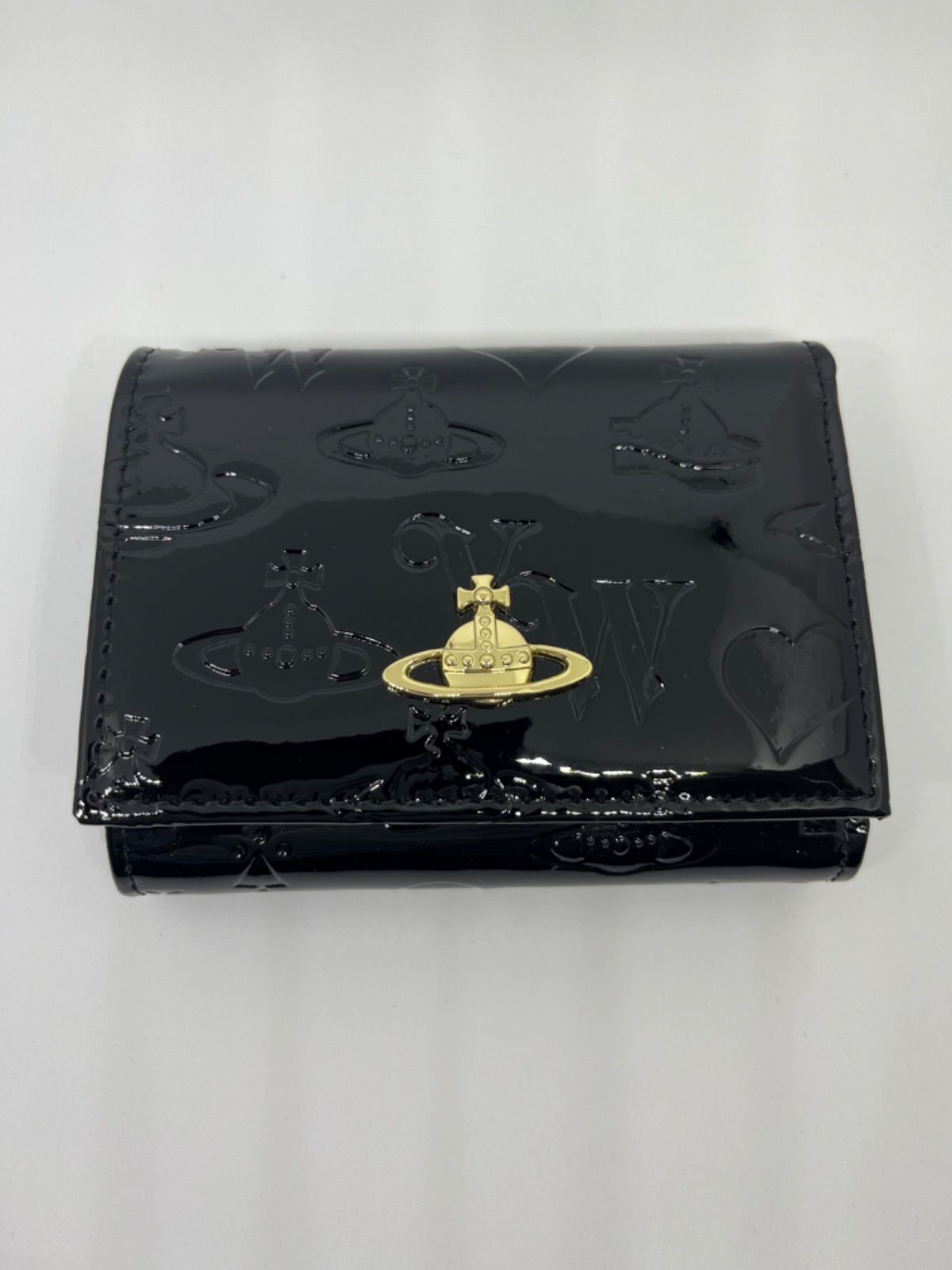 【新品・未使用】Vivienne Westwood 三つ折り財布 ブラック