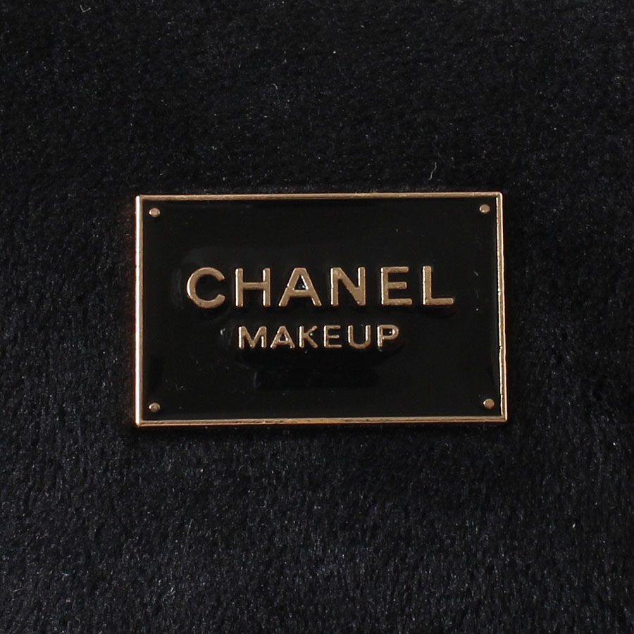 AFA26080 極美品 CHANEL シャネル ノベルティ ポーチ ブラック 黒 化粧