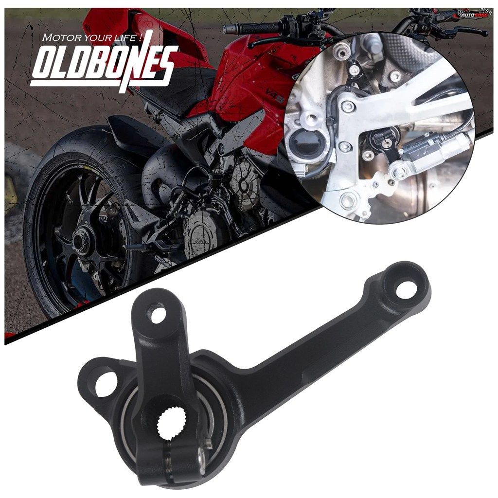 OLDBONES製モーターサイクルギアシフトサポート（ブラック）DUCATI STREETFIGHTER V4 PANIGALE V4用