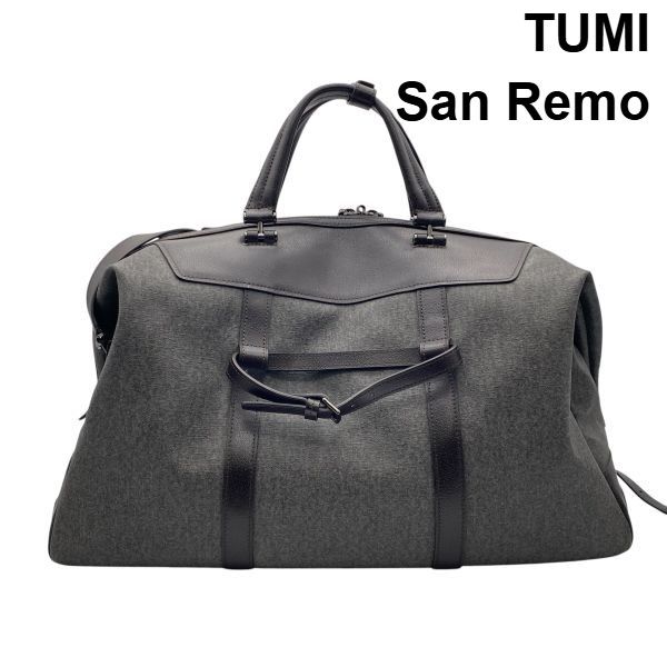 トゥミ TUMI サンレモ San Remo ダッフルバッグ ボストンバッグ ショルダーバッグ 2WAY 33149EG アールグレー レザー メンズ 6D297