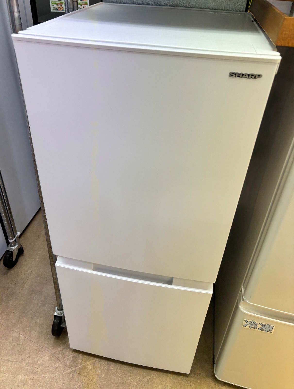◇SHARP 冷蔵庫 152L どっちもドア SJ-D15J-W - メルカリ