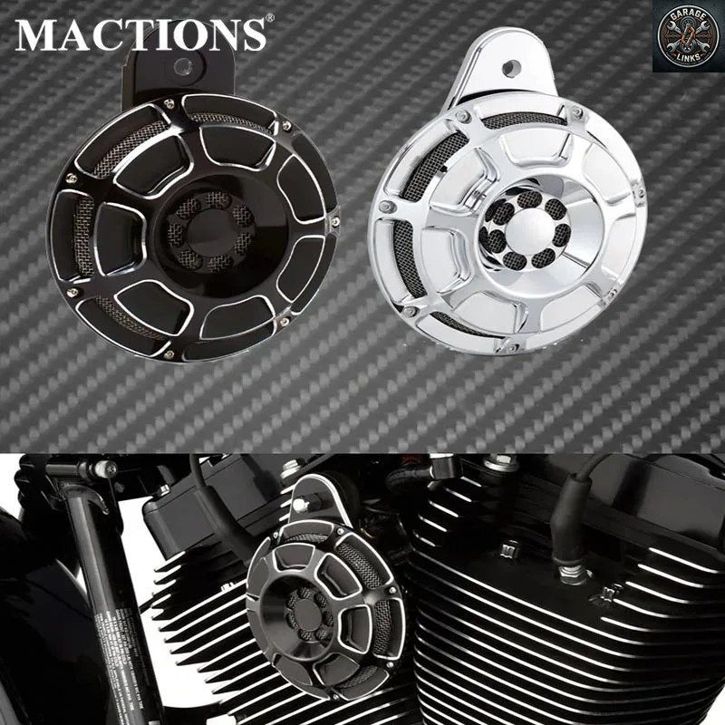 ハーレーダビッドソン ツーリング ロードグライド キング FLHR スポーツスター 1200 2007年以降モデル用モーターサイクルホーンカバーキッ
