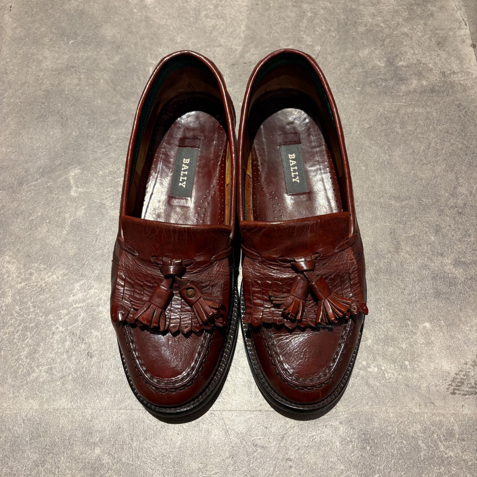 BALLY(バリー)タッセルローファー 39 1/2 (24.5cm~25cm)