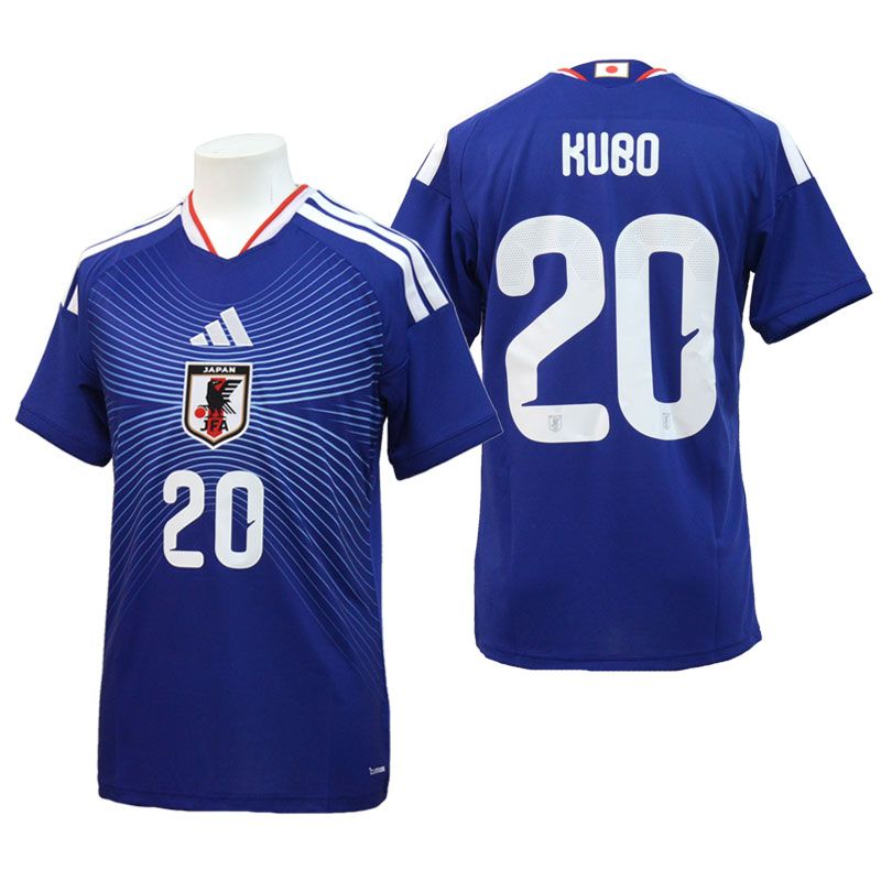 アディダス サッカー日本代表 2026 ホーム レプリカ ユニフォーム 背番号20 久保建英 サッカー JAPAN 26SS(DAZ45 久保建英 20)、久保建英(20)