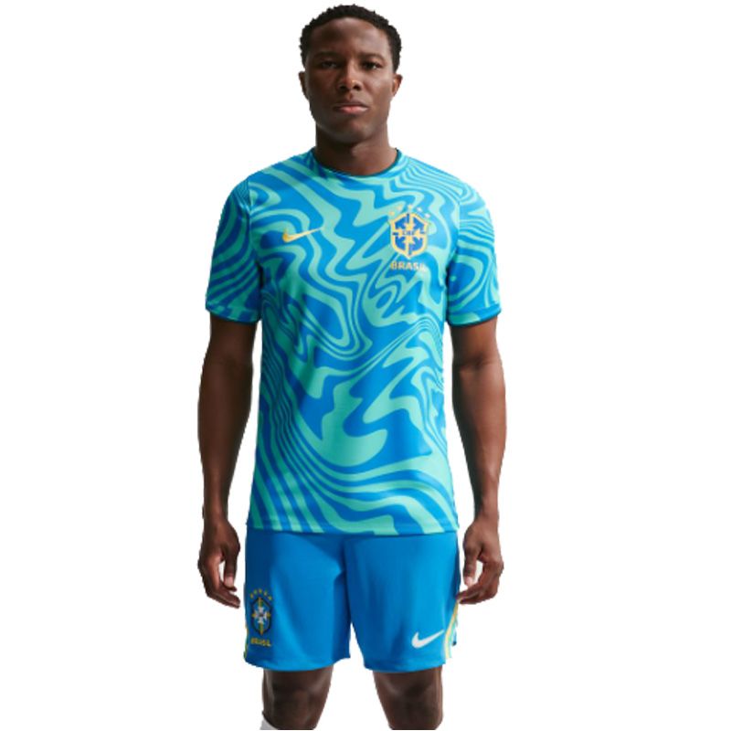 ナイキ NIKE ブラジル代表 Dri-FIT アカデミープロ プレマッチトップ サッカー レプリカウェア 26SU(IH1662-369)、(369)ライトメンタ